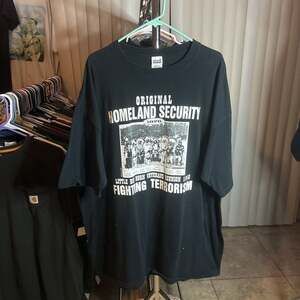 Vintage Homeland Security Fighting Terrorism Since 1492 Native American T-Shirt